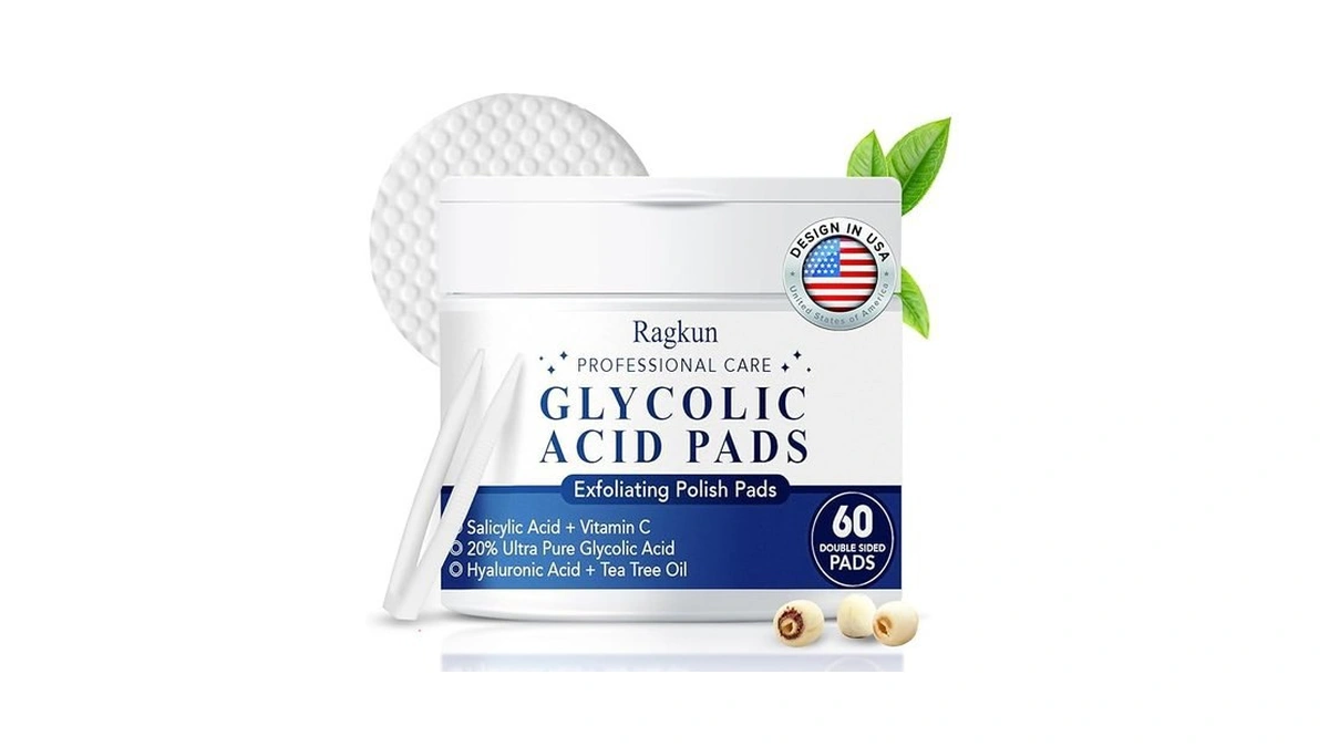 Amazon code: Ragkun Glycolic Acid Pads Exfoliating Re