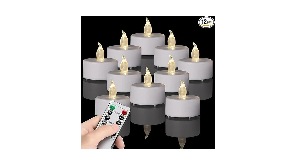 Amazon code: Minxin Led Tea Light Flameless Candles W