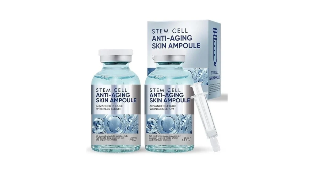 Amazon coupon: Stem Cell Serum For Face Anti Aging Face