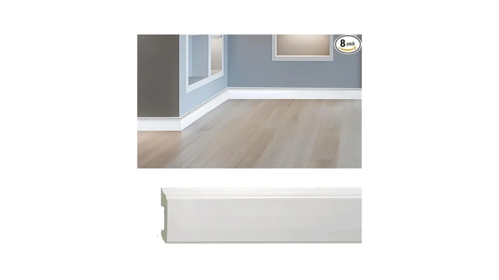 Amazon code: Wall Baseboard Molding Trim 8-pack Of 48