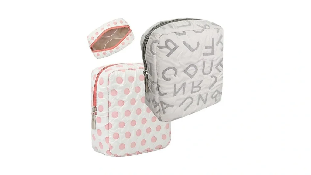 Amazon code: Dmdfan 2 Pack Small Cosmetic Pouch Makeu