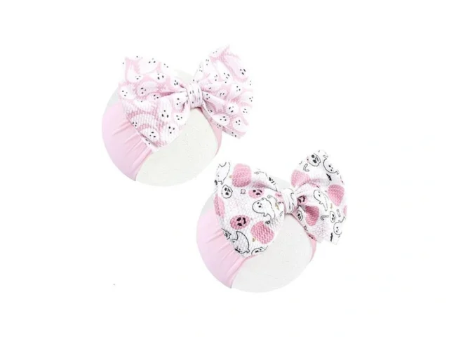 Yanjie Halloween Baby Headbands Bow Ghost Hair Bow… Code
