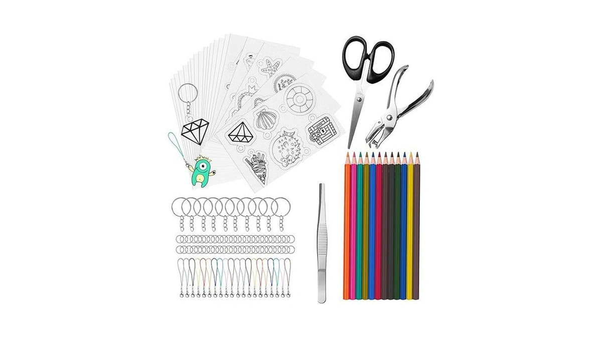 Amazon code: Hewolly 165 Pcs Shrink Plastic Kit - 15
