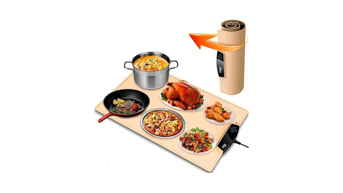 Amazon coupon: Electric Food Warmer Mat Portable Rollab