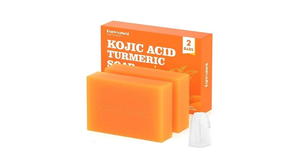 Amazon code: Purivvanest Turmeric Soap Bar Dark Spot