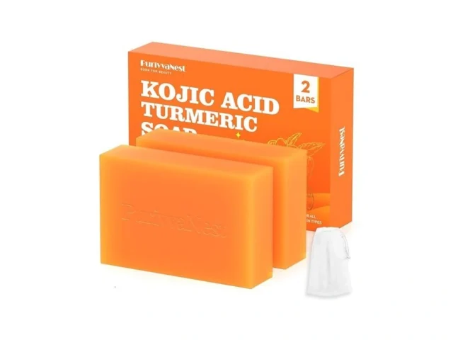 Purivvanest Turmeric Soap Bar Dark Spot Kojic Acid… Code