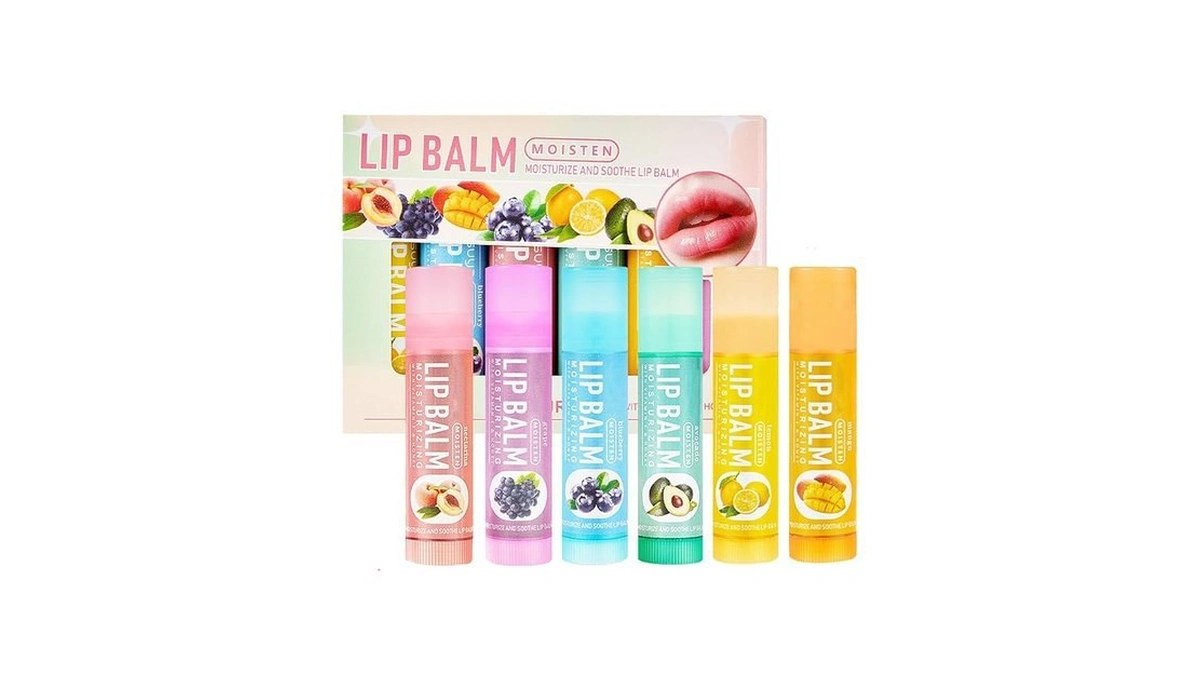 Amazon code: 6 Packs Lip Balm Gifts Moisturizing Lip