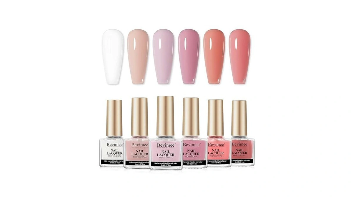 Amazon code: Bevimee Vegan Nail Polish Set 6 Colors R