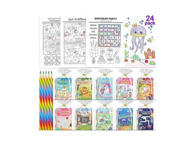 Zmlm 24 Pack Activity Books Party Favors For Kids -… Code