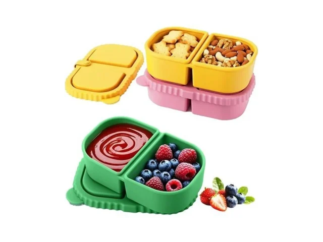 Nebywold Silicone Reusable Snack Containers With… Code