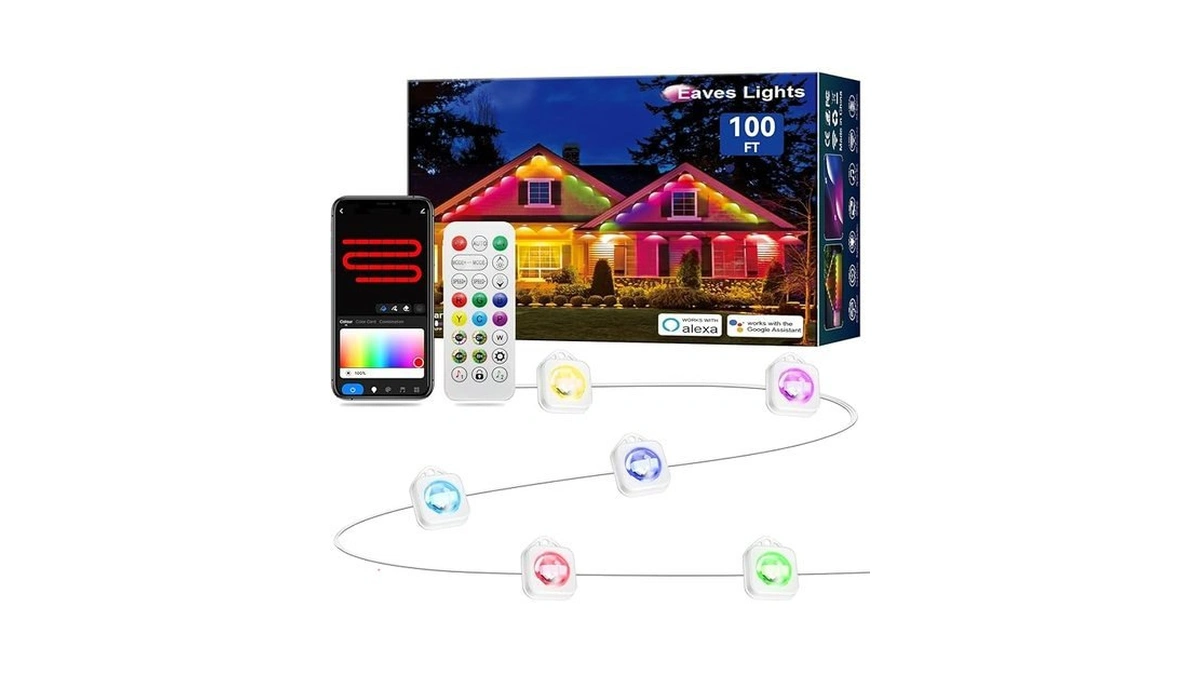 Amazon coupon: Lemonlovely Permanent Outdoor Lights 100