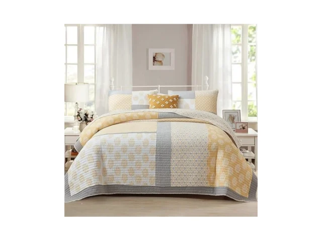 Y-plwomen Twin Quilt Set – 100 Cotton Lightweight… Code