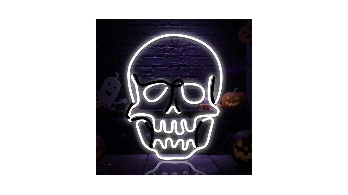 Amazon code: Flickering 13 5 Skull Neon Sign 396 Led