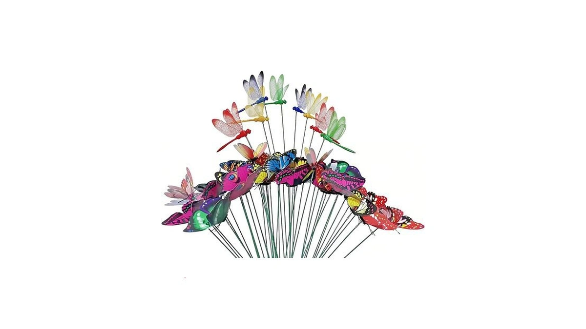 Amazon coupon: Dragonfly Butterfly Decorations 60 Piece