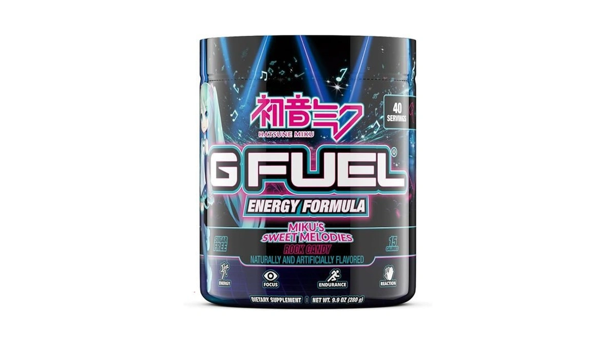 Amazon coupon: G Fuel Sweet Melodies Hatsune Miku Energ