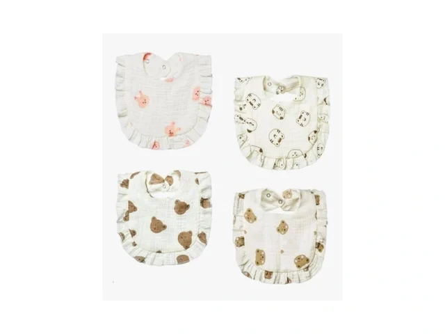 Lictin Muslin Baby Drool Bibs 4-pack Baby Bandana… Code