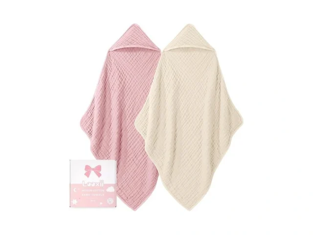Looxii Baby Bath Towels 2 Pack Muslin Hooded Baby… Coupon