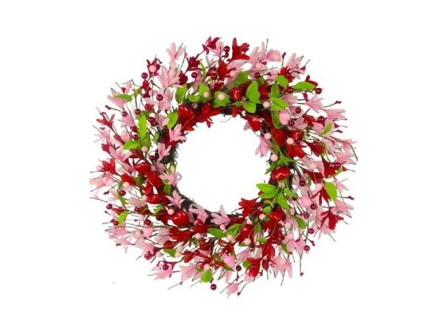 Zjlmit 20 Inch Valentine S Day Wreath Valentines… Coupon