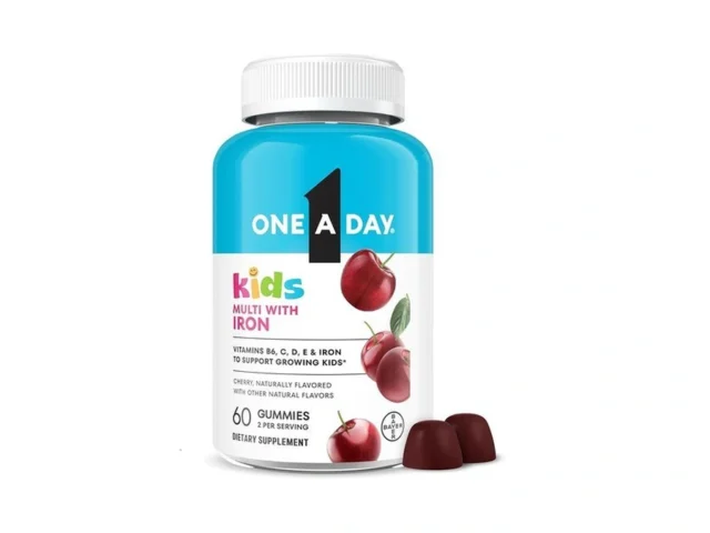 One A Day Kids Multivitamin With Iron Gummy Vitamin…