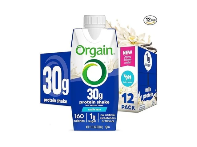 Orgain 30g High Protein Shake Dairy Isolate Milk… Coupon