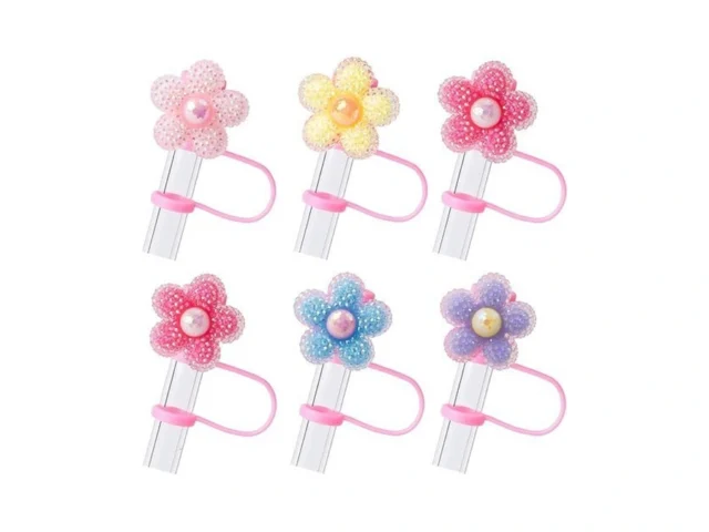 6pcs Cute Straw Cover Cap For Stanley Cup 40oz 30oz… Code