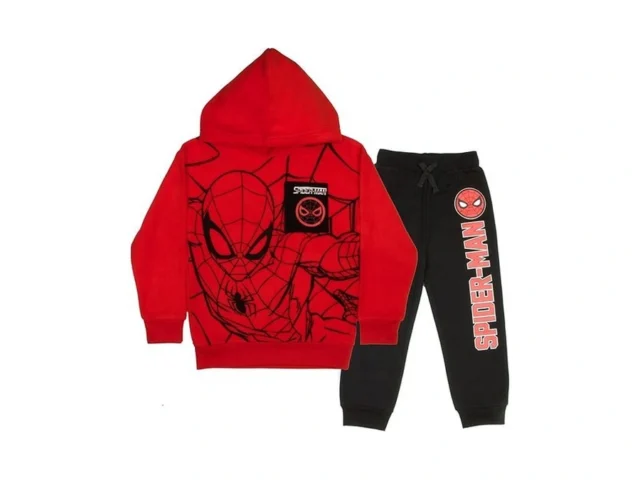 Marvel Spider-man Graphic 2-piece Set – Boys Fleece…