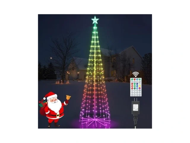 Dameing 7 5ft Outdoor Christmas Tree Lights… Code