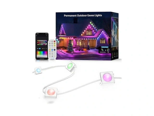 Galental 100ft Rgb Ic Led Permanent Outdoor Lights… Code