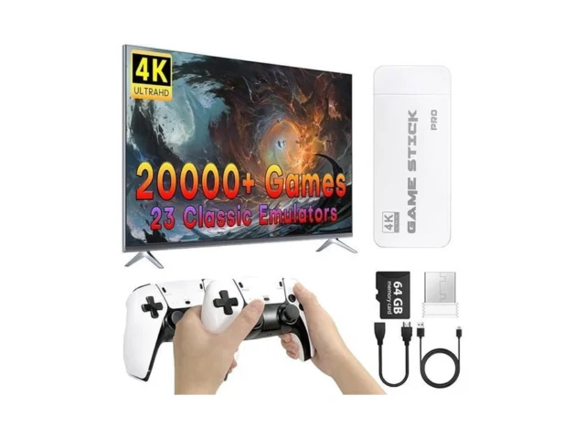 Retro Gaming Console 23 Emulators 4k Hd Hdmi Tv… Code