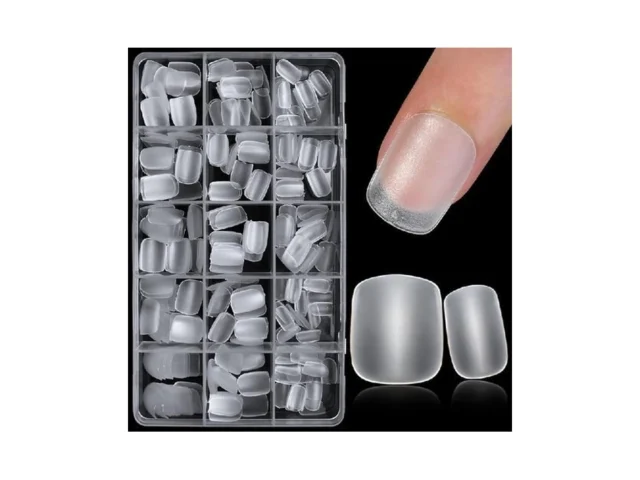 Luckforever 300pc Short Square Nails Tips Gel Nail… Coupon