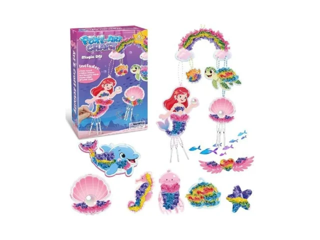 Aevumtech Poke-in Crafts Mermaid Wind Chime Ocean… Code