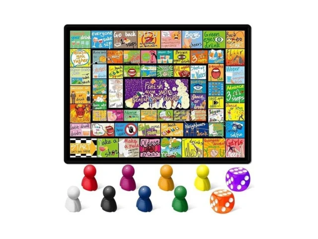 Kalysky Games For Adults Rubber Mat Board Game… Code