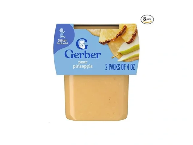 Gerber Stage 2 Baby Food Pear Pineapple Puree Tub… Coupon