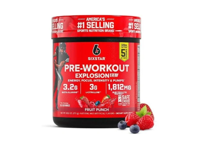Six Star Pre-workout Powder For Men Women Fruit… Coupon