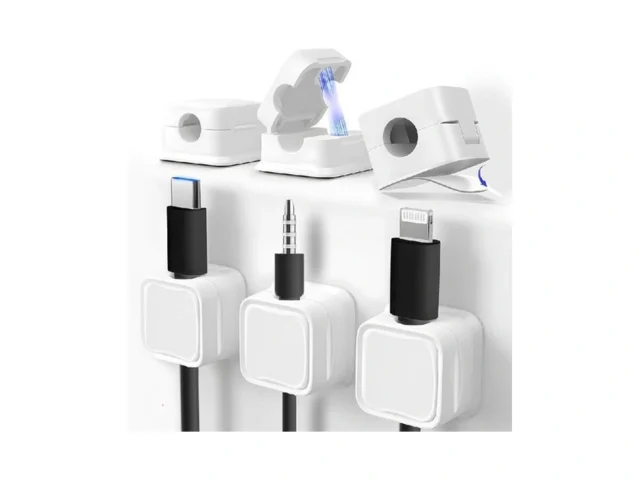 Magnetic Cable Clips 6 Pack Cord Holder Thickened… Coupon