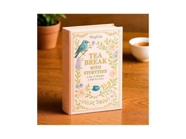 Hugcoz Book Tea Gift Set 60 Assorted Tea Bags… Code