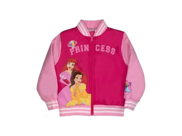 Disney Princesses Girls Bomber Jackets Ariel… Coupon