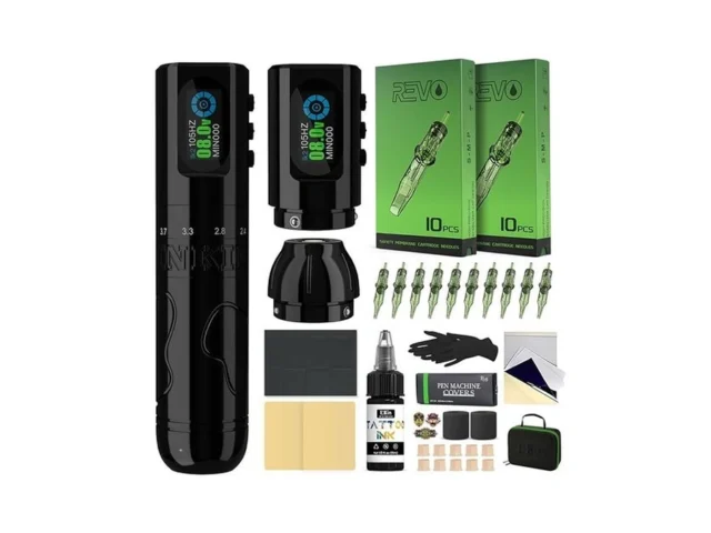 Inkin Tattoo Gun Kit For Beginners Complete Set… Code