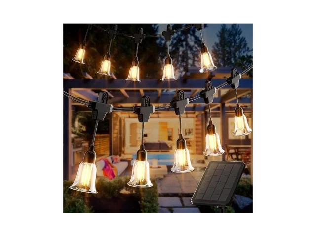 Solar String Lights For Outside 30ft Outdoor String… Code