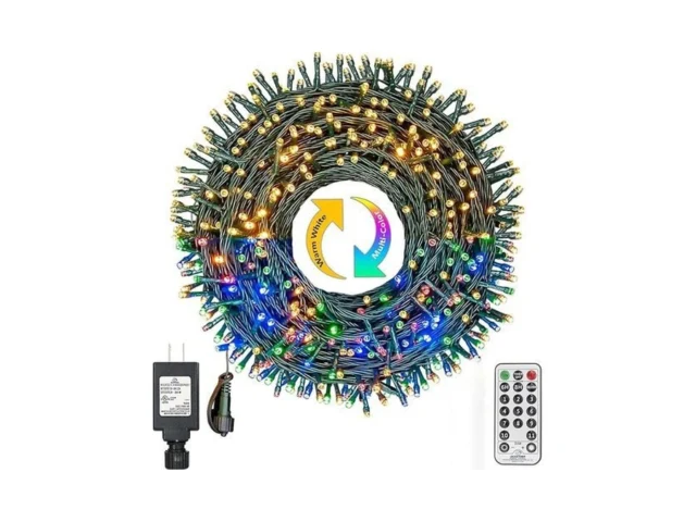 Xunxmas Christmas Lights 300 Led 108ft Color… Code