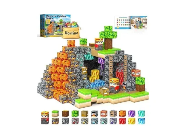 Norline 100pcs Magnetic Blocks Building Toys Gem… Code