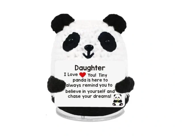 Jiyanmei Handmade Mini Panda Crochet Emotional… Coupon