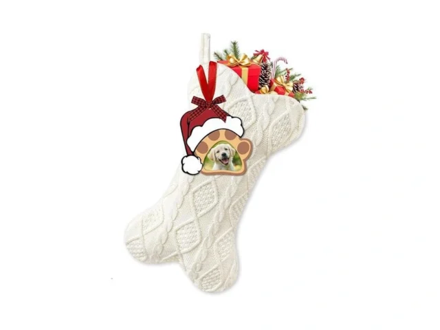 Heymftsy Dog Christmas Stocking With Wooden… Code