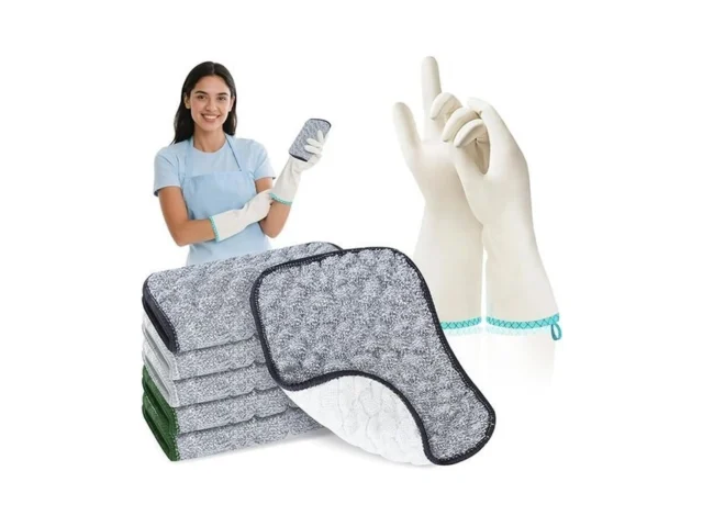 Xibigeye Upgrade 3-in-1 Non Scratch Wire Dishcloth… Code