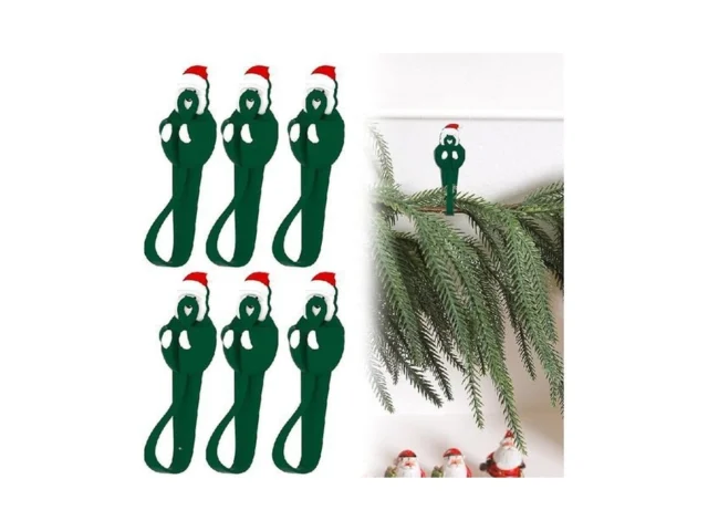 Housou 6pcs Christmas Garland Hanger For Mantle… Code