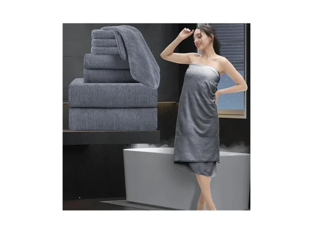 8 Piece Bathroom Towel Set 2 Oversized Large Bath… Coupon