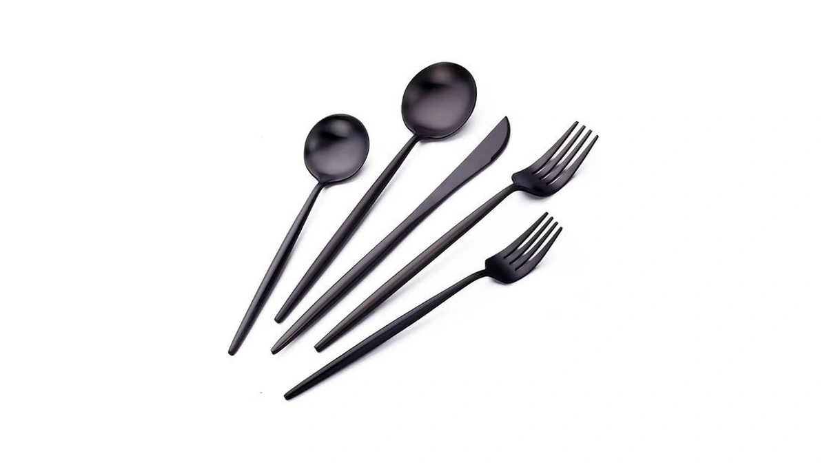 Amazon code: S Artsharing 20-piece Black Silverware S