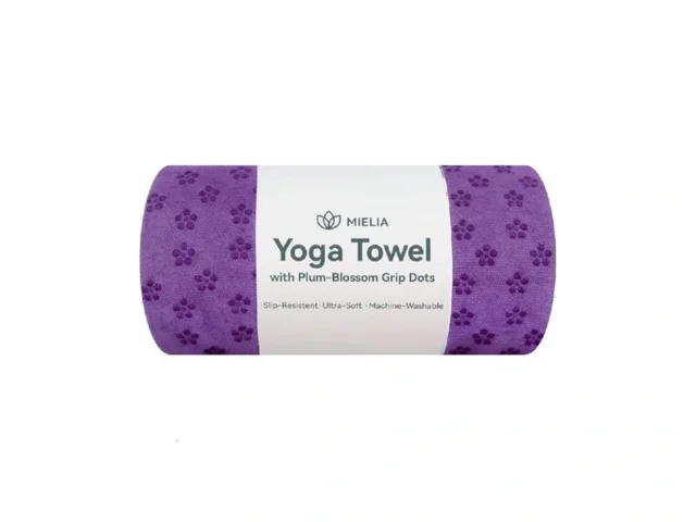 Mielia Hot Yoga Towel Microfiber Non-slip Yoga Mat… Code