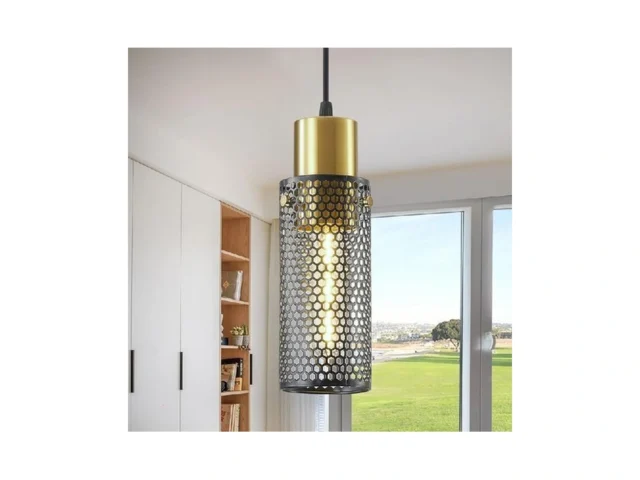 Omgomne Modern Pendant Light Fixtures Gold Cylinder… Code