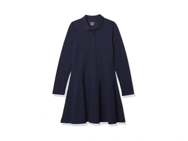 The Children S Place Girls Long Sleeve Polo Dress… Coupon